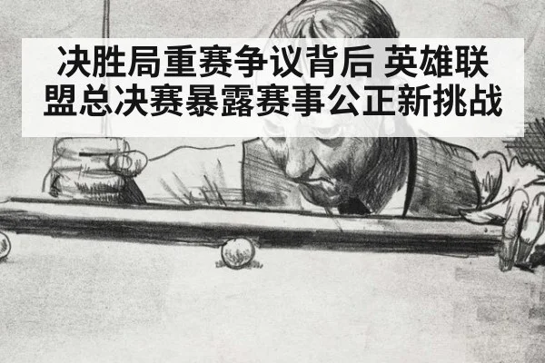 决胜局重赛争议背后 英雄联盟总决赛暴露赛事公正新挑战